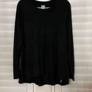 Athleta Black Long Sleeve Tee